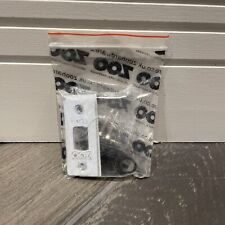 22 x Zoo Heavy Duty Tubular Latch Face Plate & Strike Plate Set. Satin Finish