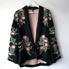 Zara Embroidered Black Boho