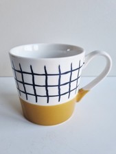 John Lewis Fine China Coffee Mug White/Yellow MR25590 1221