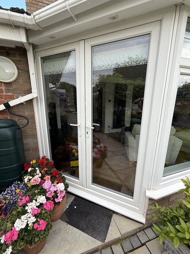 White upvc double - white,