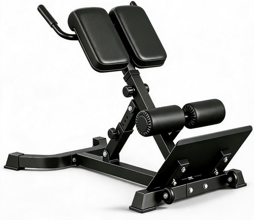 Foldable hyperextension bench - foldable,