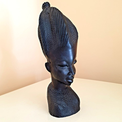 Vintage african ebony wood - african,