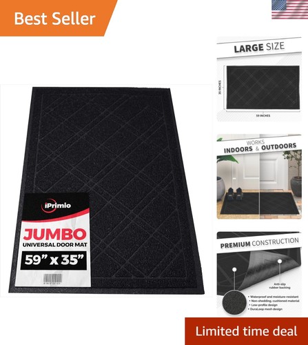 Durable black door - black,
