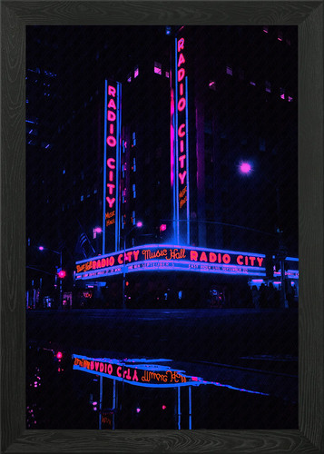Radio city music hall neon - radio,