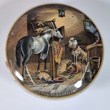 Antique Prattware Pot Lid