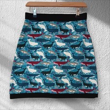 Whales in the Ocean A-Line