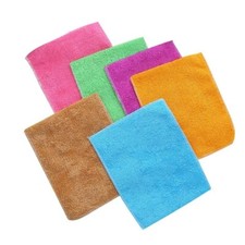 Wiping Rags 12 Pack Dish Cloth Bamboo Fiber Washing Towel Kitchen Cleaning