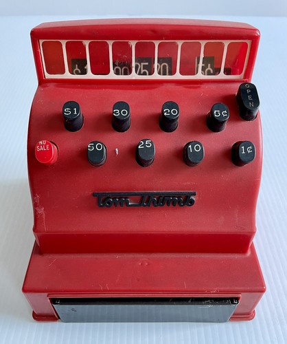 Vintage red tom thumb tin - thumb,