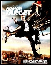 PTP121 MAGAZINE ADVERT 11X8" HUMAN TARGET TV SHOW ON FOX