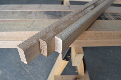 Bullnose solid oak architrave - oak,
