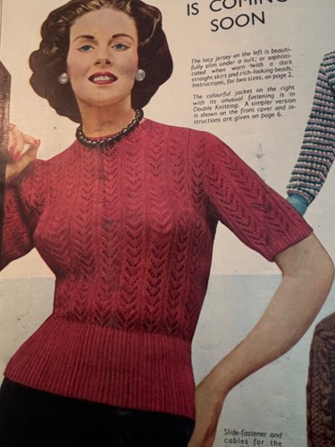 Ladies soft knit - knit, 2ply