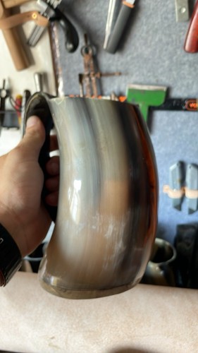 Viking horn drinking tankard - horn,