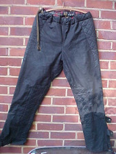 1970's BELSTAFF TOURMASTER TROPHY WAX TROUSERS - SIZE 34