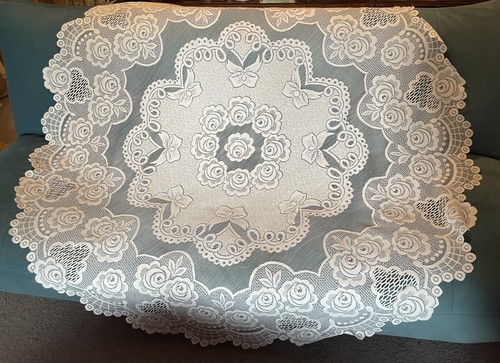 Nottingham lace tablecloth - nottingham,