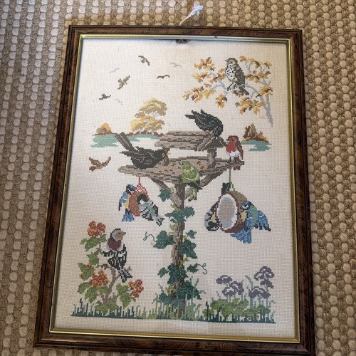 Vintage framed tapestry - framed, of