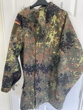German Army Flecktarn Goretex Parka  Size Large / XL  Waterproof