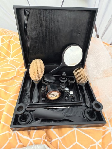 Ebony dressing table set - ebony,