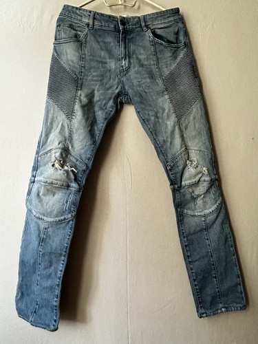 Pierre balmain biker jeans - pierre,