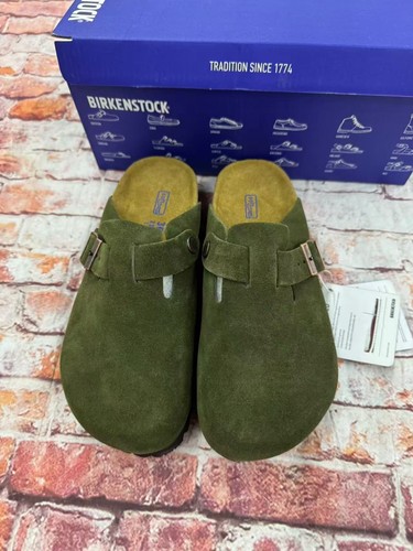 Birkenstock dark green sand - dark, green/sand