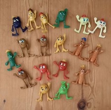 Vintage 1970s Munch Bunch Pencil Toppers Set of 18 Fruit Vegetables 