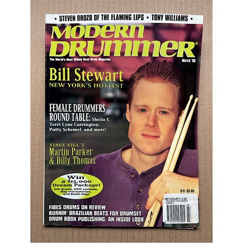 Bill stewart modern drummer - bill,