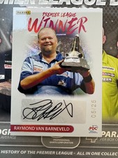 Raymond van Barneveld RVB Auto Premier League Winner Darts 2025 PDC Panini 5/25