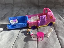 Polly Pocket GGC40 Pollyville Ice Cream Parlour Truck Vehicle Set