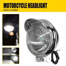 Round LED Chrome Bullet