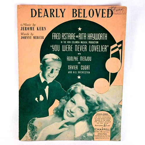 Dearly beloved 1942 sheet - beloved,