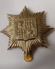 WW1 13th County of London Battalion (Kensington) Cap Badge White Met ANTIQUE Org