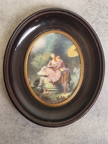 Painting frame miniature scene - painting,