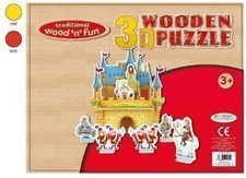 Kids Princess Castle 3D Wooden