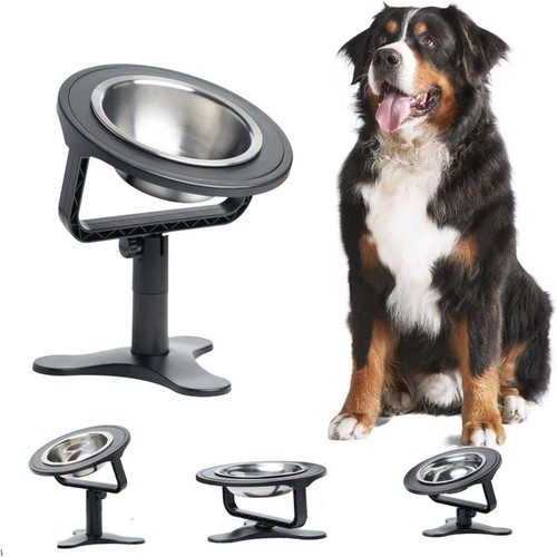 Non slip elevated dog bowl - elevated,