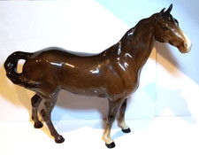Beswick Swish Tail Horse 1182 in Brown Gloss - First Version   VGC