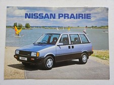 NISSAN PRAIRIE 12 PAGES SALES