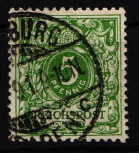 German reich stamped - german, 46