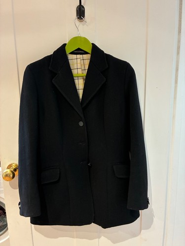 Ladies black wool hunting