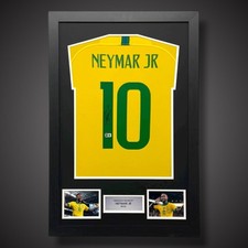 Neymar Jr Hand Signed Brazil