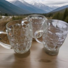 Beer mug/tankard classic dimpled shape 1 pint capacity price per unit 3 availab