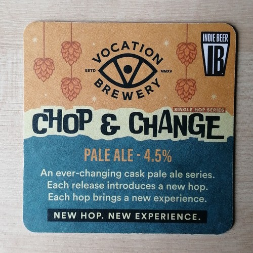 Vocation chop change beer - vocation.,