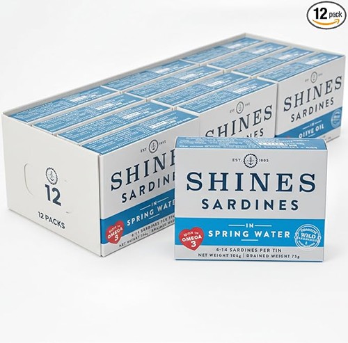 Shines tinned sardines - shines,