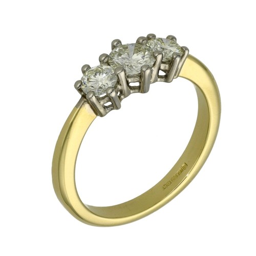 Ladies 18ct yellow gold 75ct - ladies,