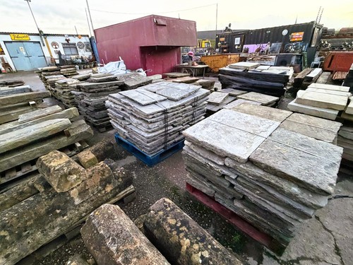 Reclaimed pennant flagstones - reclaimed,