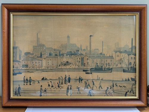 Lowry large framed - l,