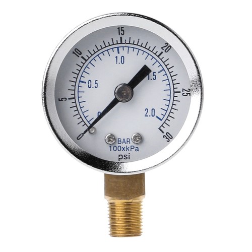 Utility pressure gauge 30psi - pressure,
