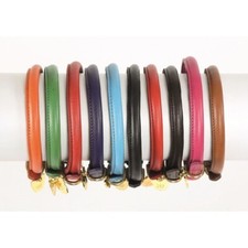 Shires Digby & Fox Rolled Leather Dog Collar