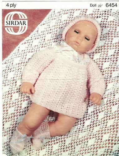Vintage baby doll - , clothes