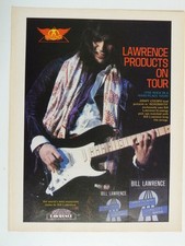 retro magazine advert 1983 BILL LAWRENCE / jimmy crespo / aerosmith