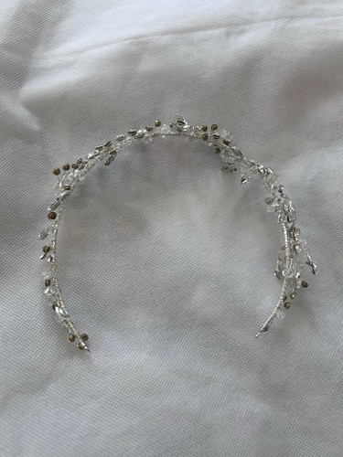 Bridal silver coloured side - coloured,