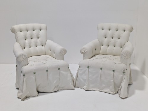Button back swivel chairs - button,
